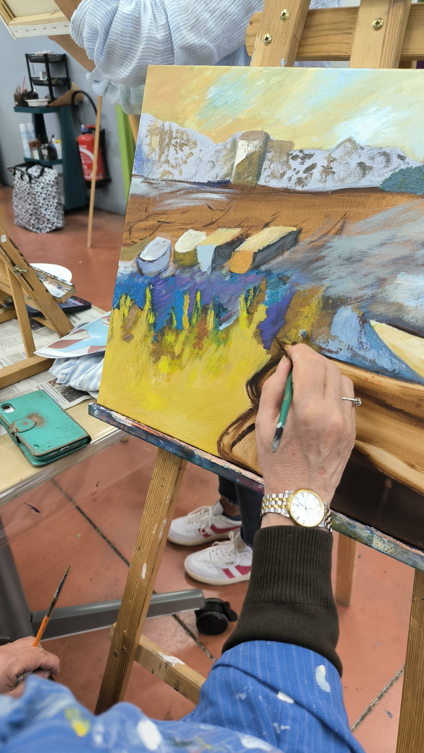 Atelier de peinture pour adultes Martmelade tassin lyon