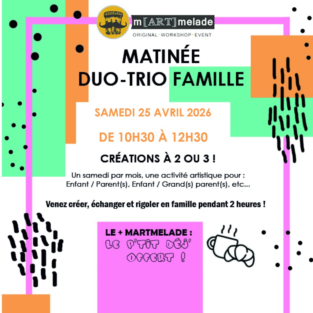 atelier famille peinture martmelade tassin