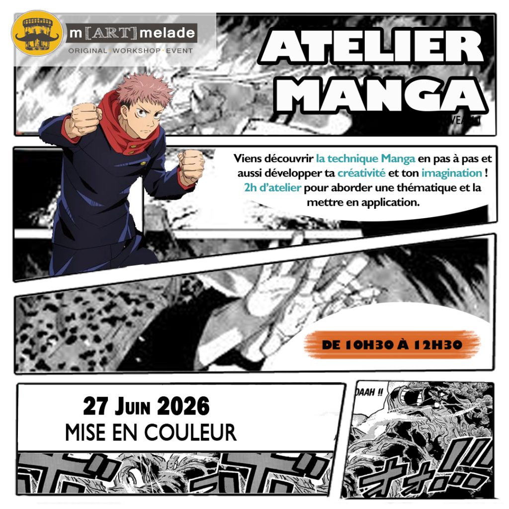 stage manga enfant martmelade atelier tassin lyon