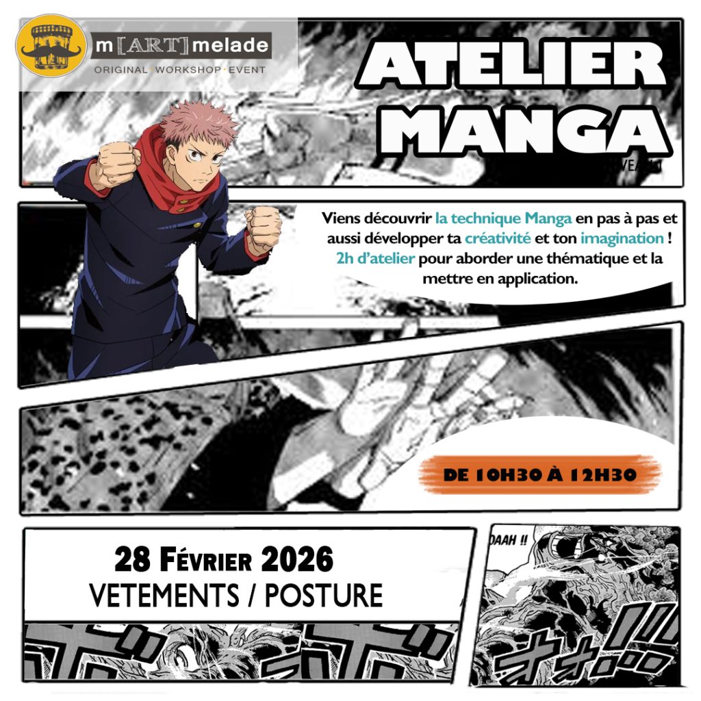 Stage Manga pour enfants et ados Martmelade Tassin Lyon