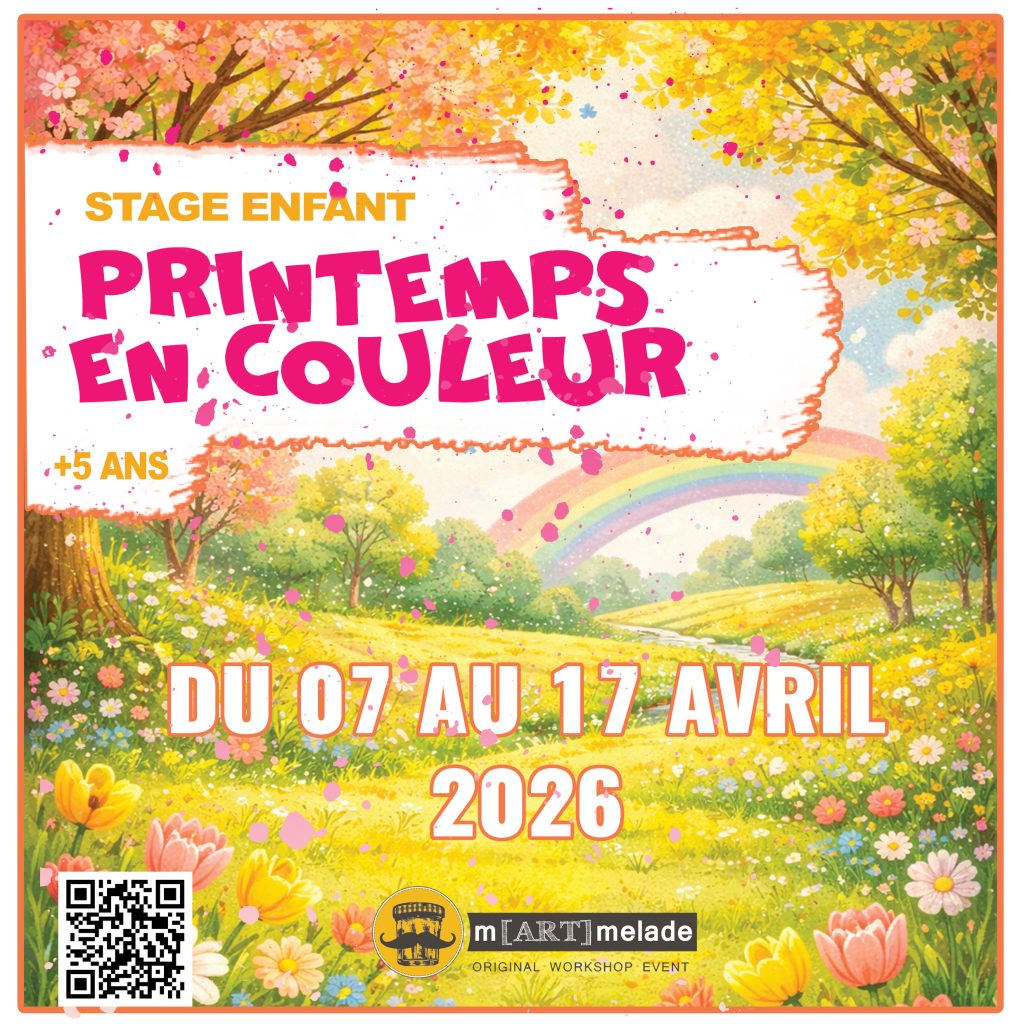 stage vacances avril créatif pour enfants Martmelade Tassin Lyon